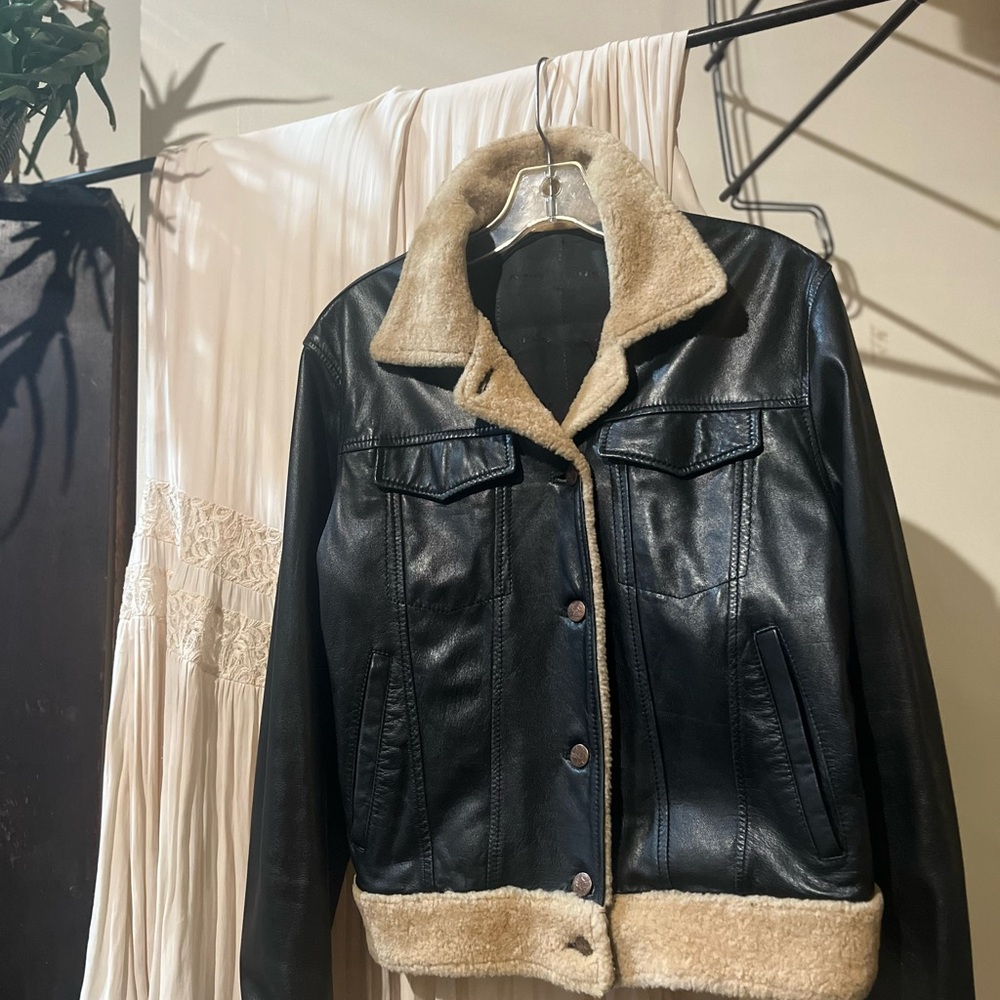 Buttery soft lambs leather jacket